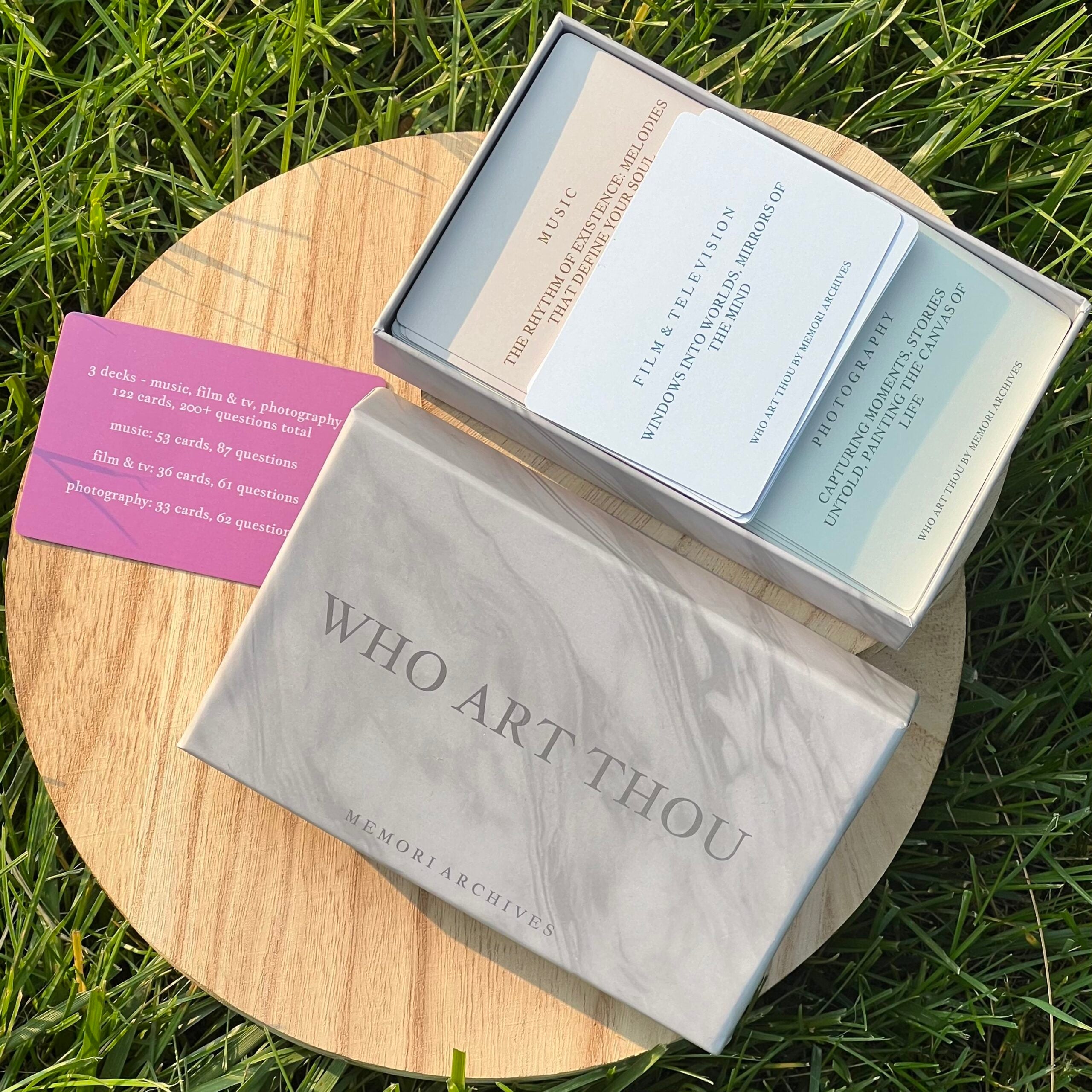 who ART thou card game vol. 1