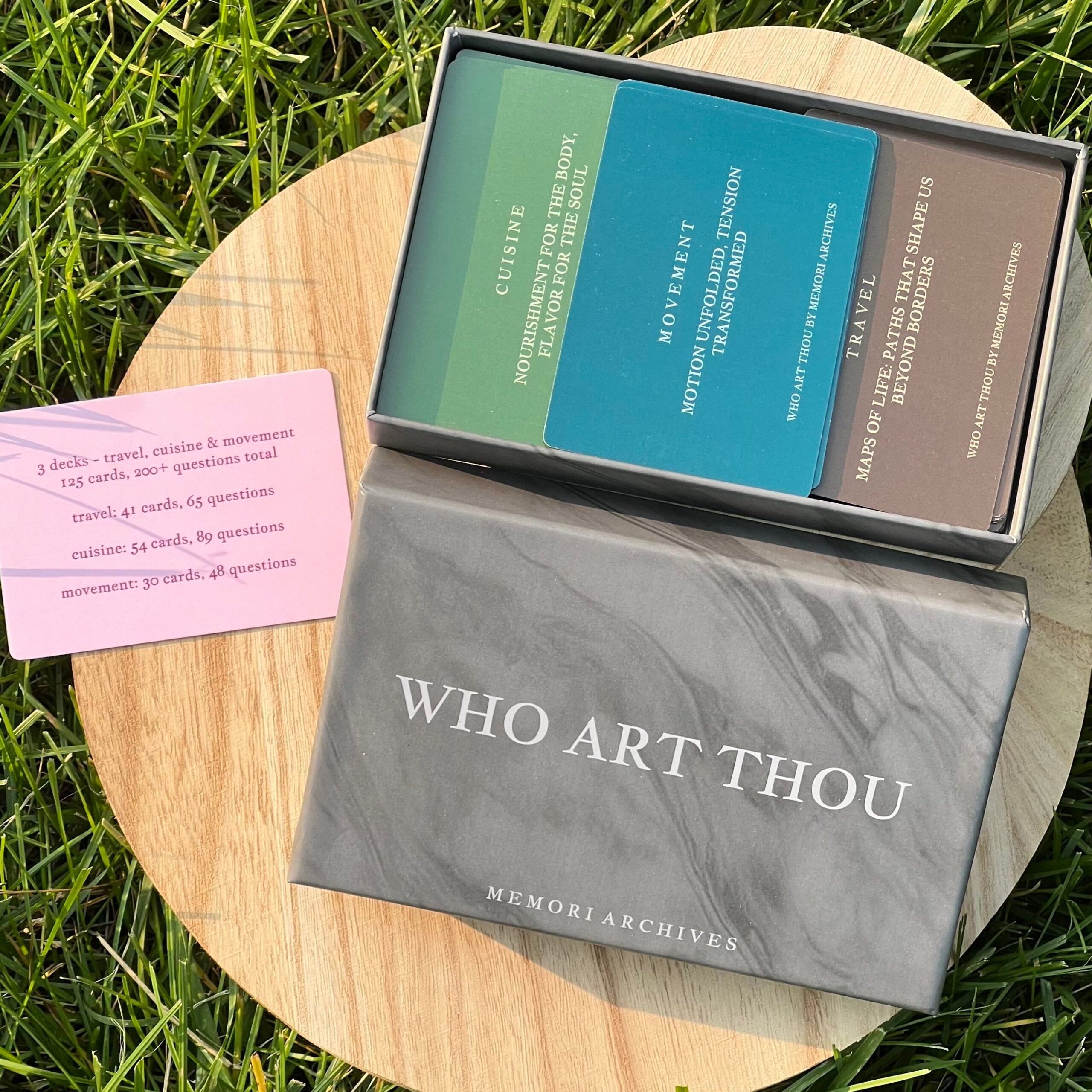 who ART thou card game vol. 2