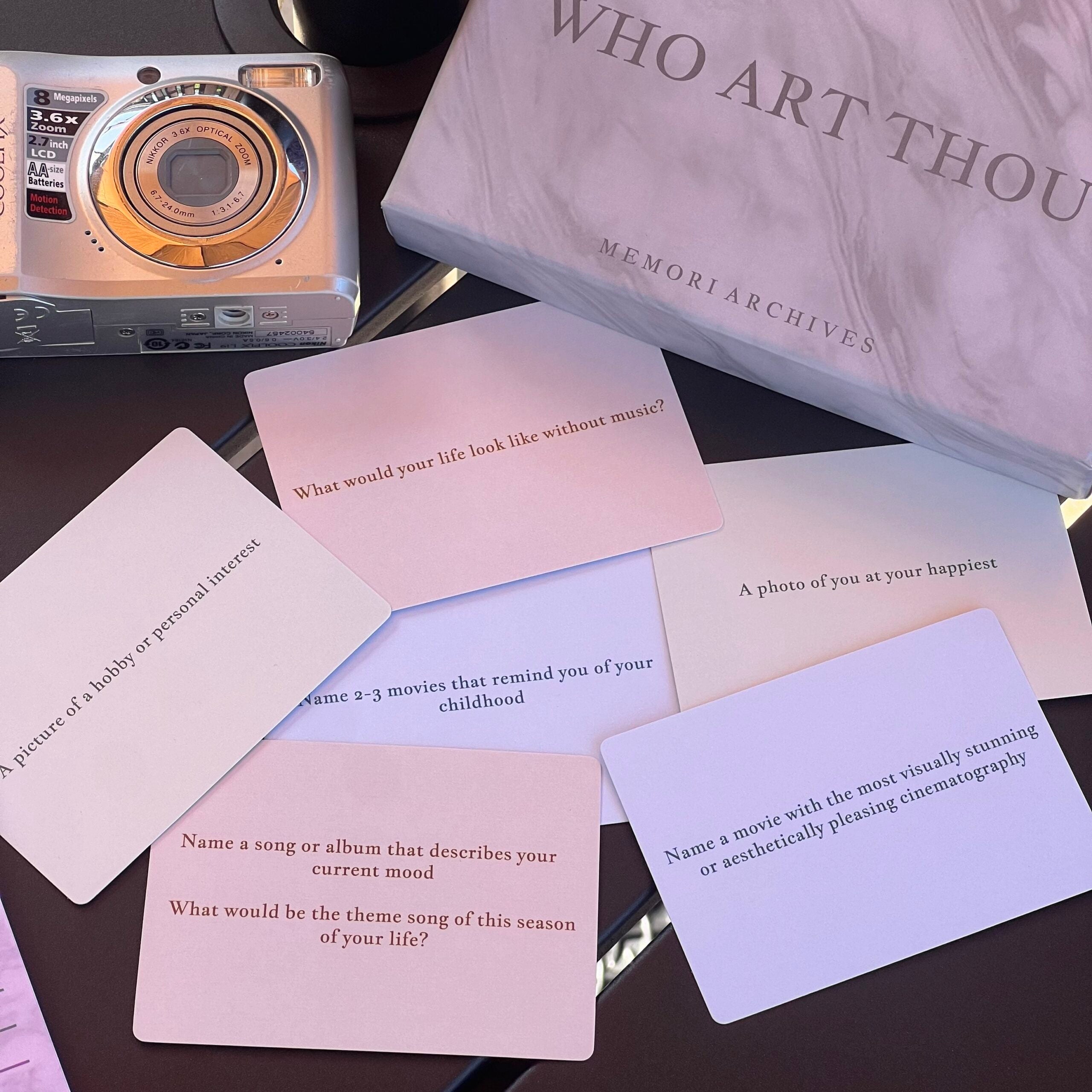 who ART thou card game vol. 1