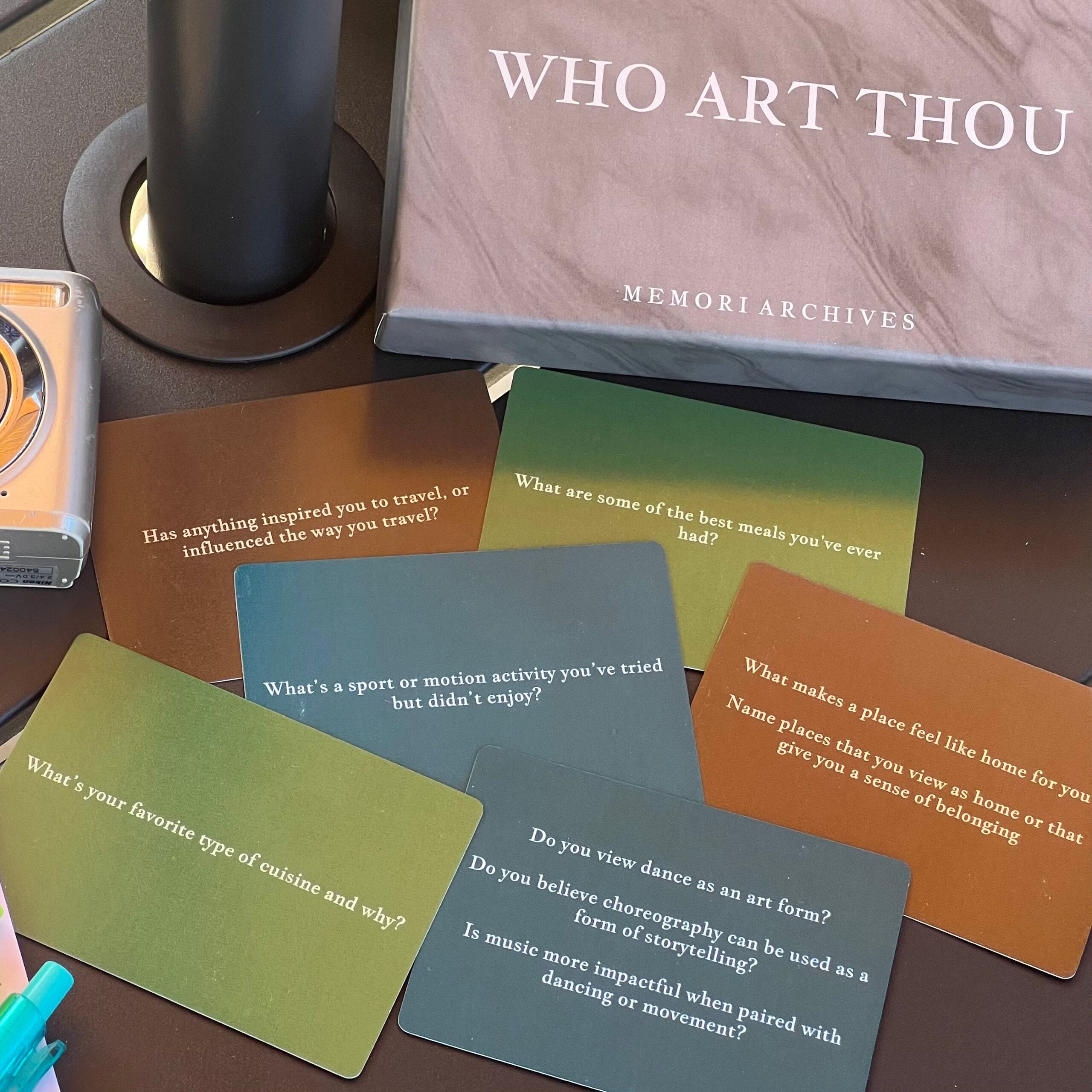 who ART thou card game vol. 2