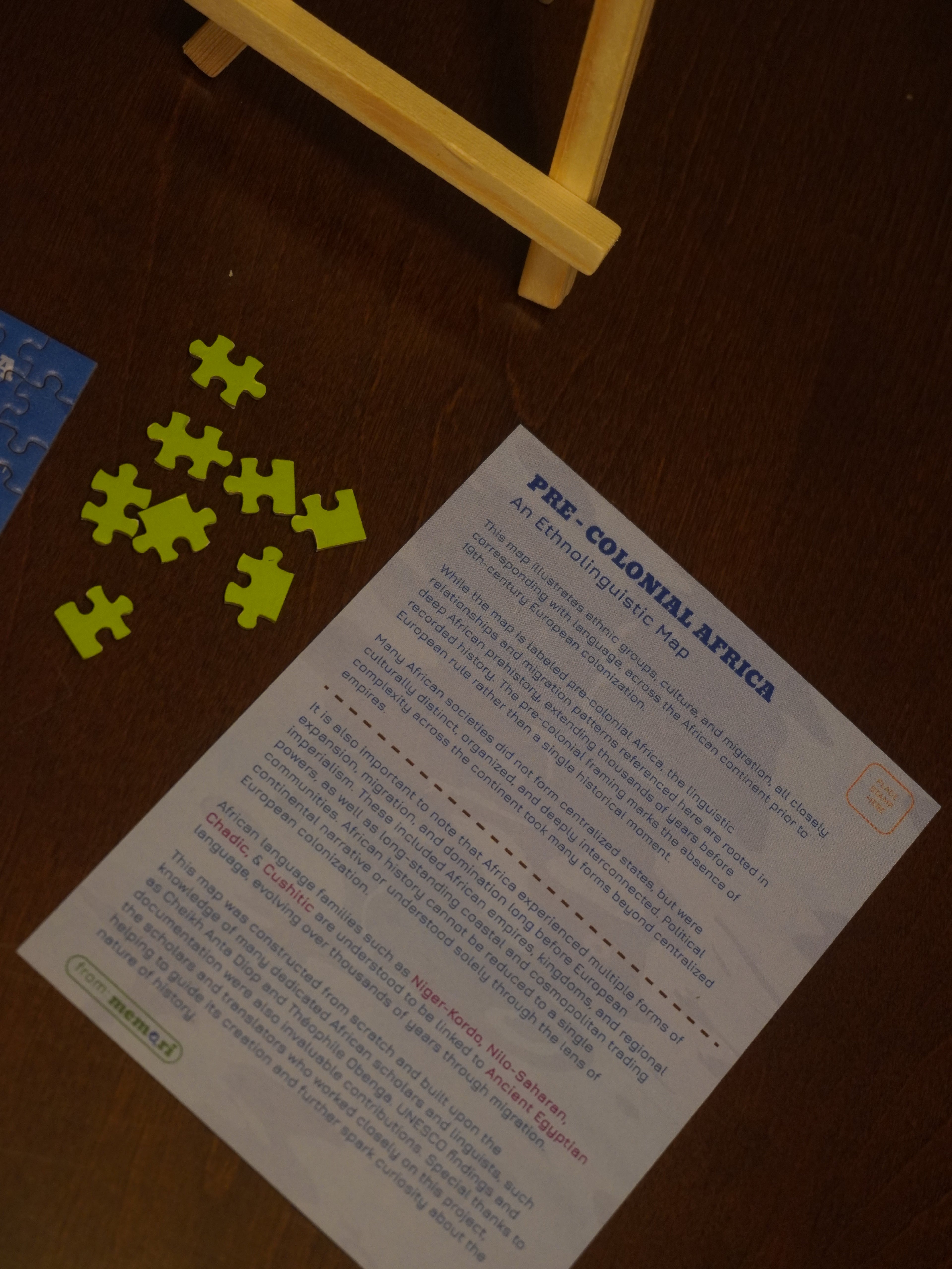 pre-colonial map puzzle